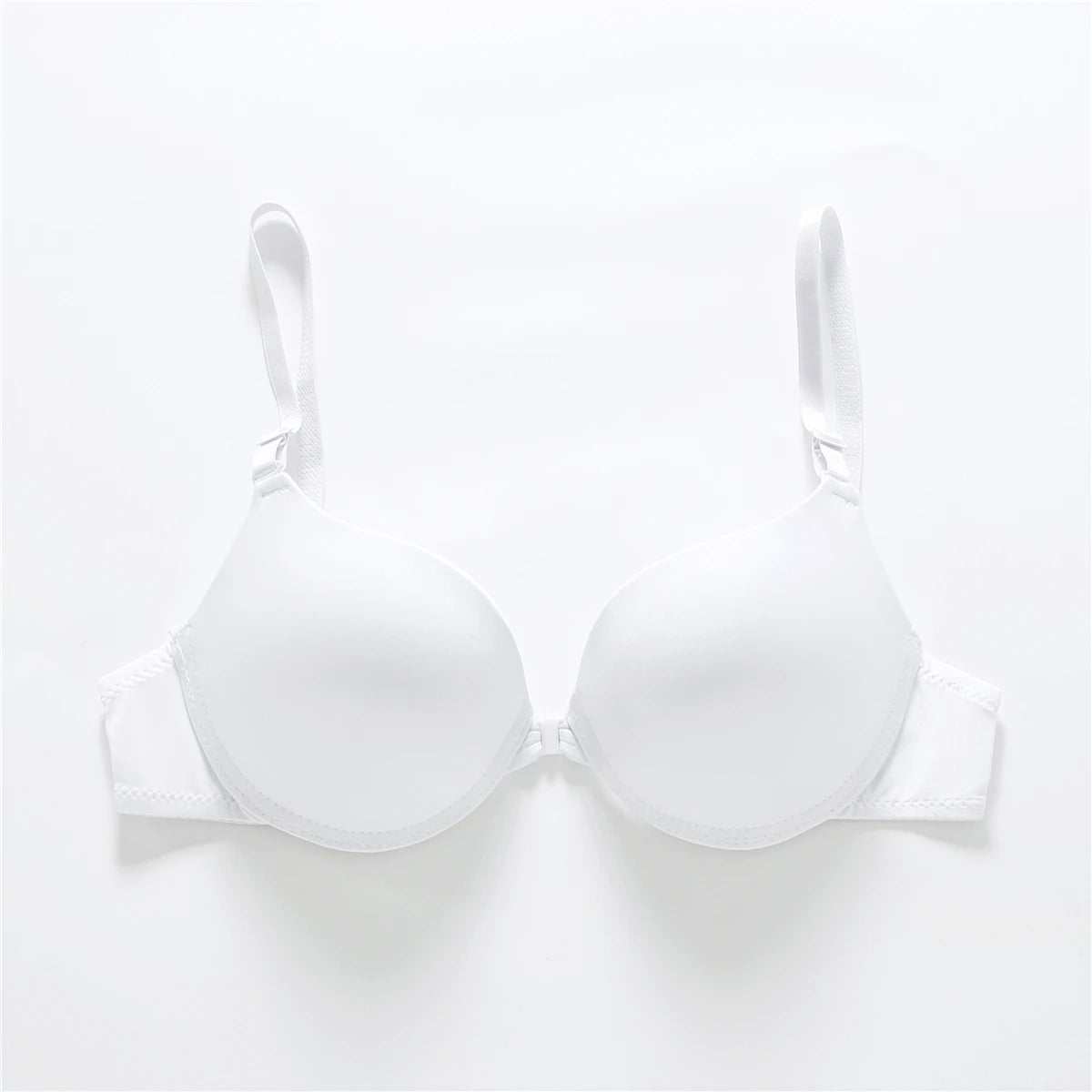 Sexy Front Button Push-Up Bra Backless Comfort Fit Lingerie Top