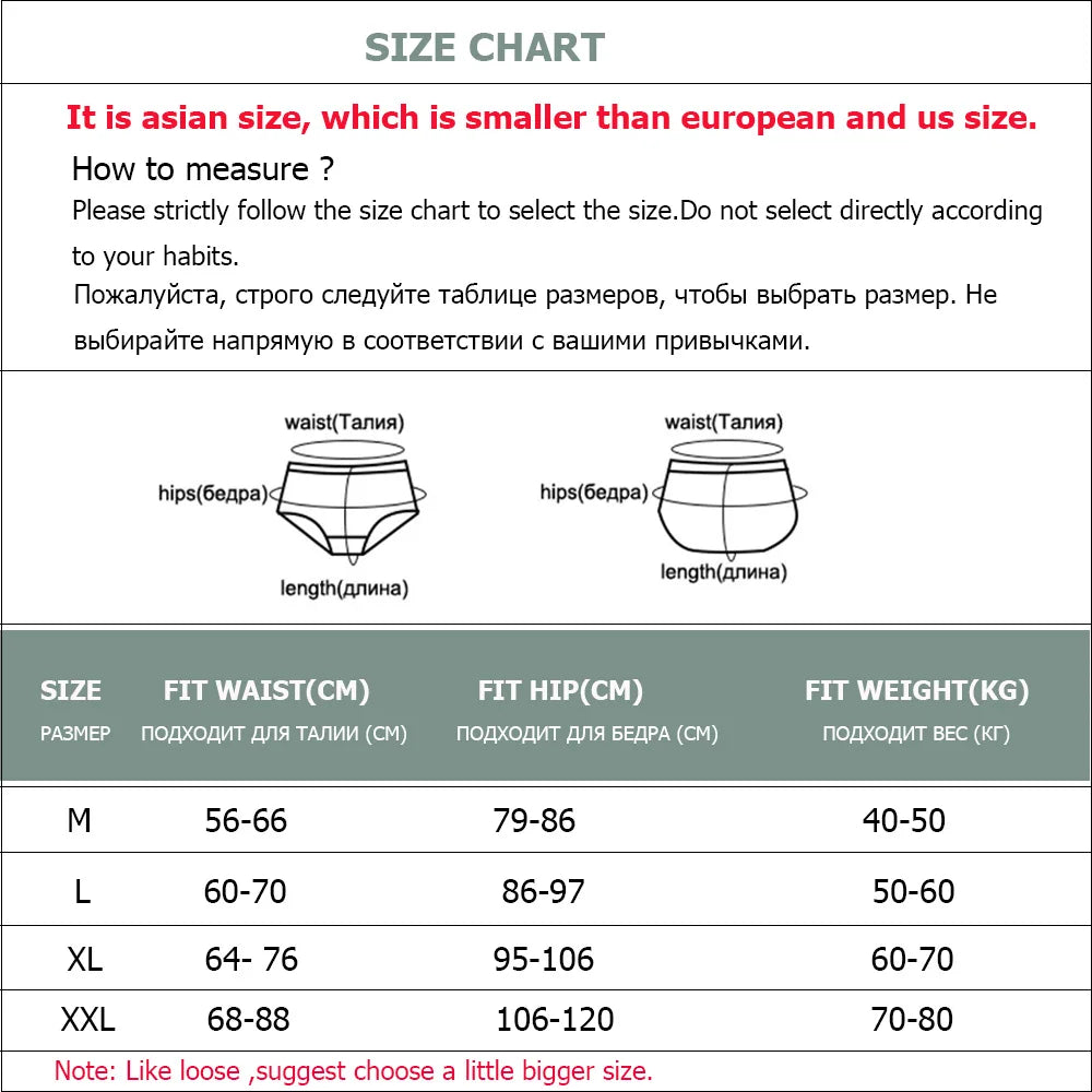 5PCS/Set Women’s Cotton G-String Thong Panties