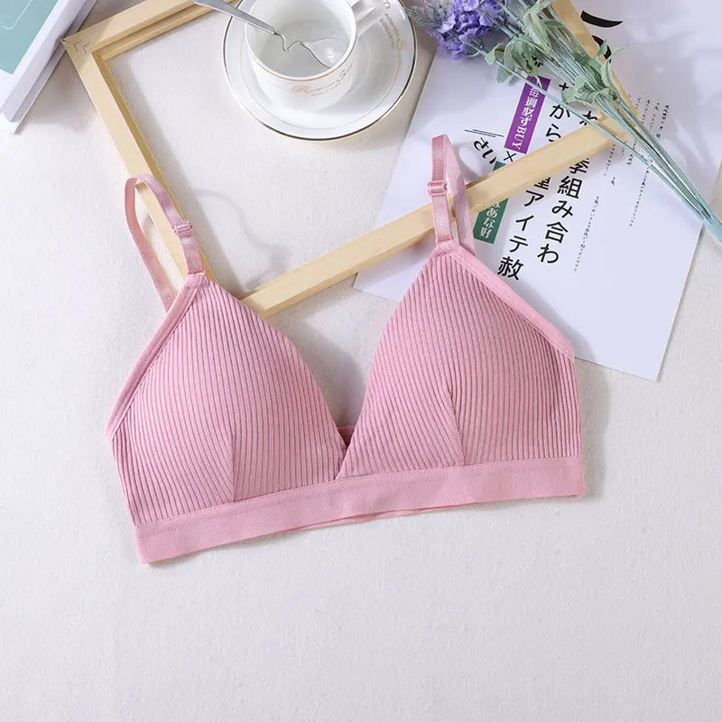 Women’s Cotton Ribbed Bra Top