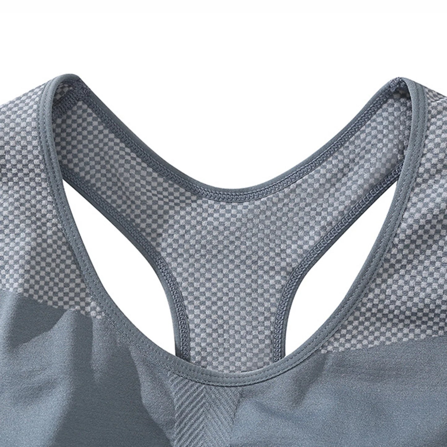L–3XL Women’s Seamless Push-Up Yoga Bra Plus Size Fitness Tank Top Racerback Vest