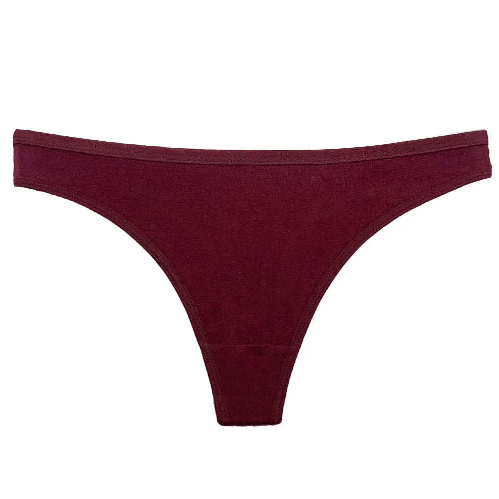 5PCS/Set Women’s Cotton G-String Thong Panties