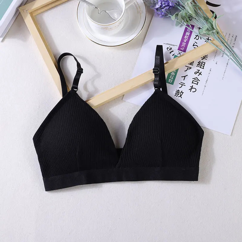 Women’s Cotton Ribbed Bra Top