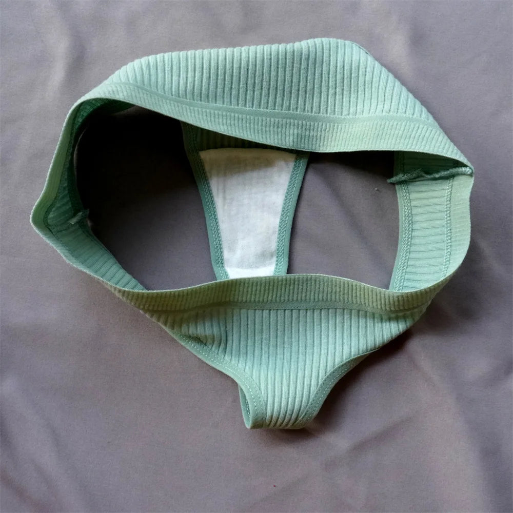 3 Pcs Women’s Seamless Cotton G-String Set