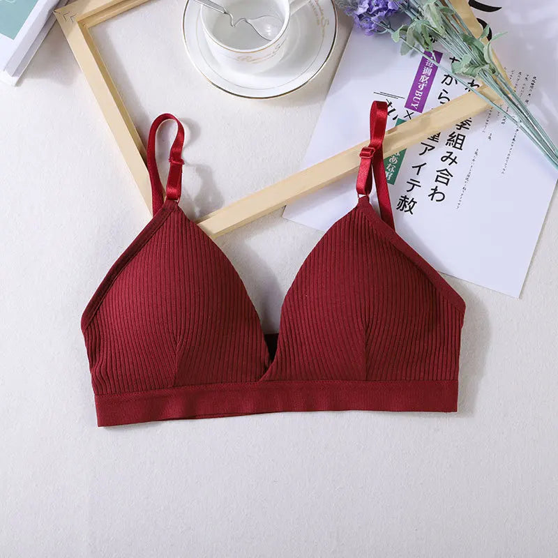 Women’s Cotton Ribbed Bra Top