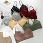 Women’s Fast-Dry Padded Sports Bra Solid Color Fitness Yoga Top