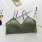 Women’s Fast-Dry Padded Sports Bra Solid Color Fitness Yoga Top