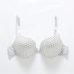 Sexy Front Button Push-Up Bra Backless Comfort Fit Lingerie Top