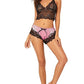 Midnight Lace Sleepwear Set – Sexy Two-Piece Cami and Shorts Lingerie