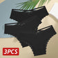 3PCS Women’s Low-Rise Lace Cotton Panties Set