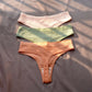3 Pcs Women’s Seamless Cotton G-String Set