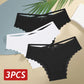 3PCS Women’s Low-Rise Lace Cotton Panties Set