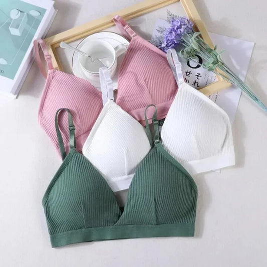 Women’s Cotton Ribbed Bra Top